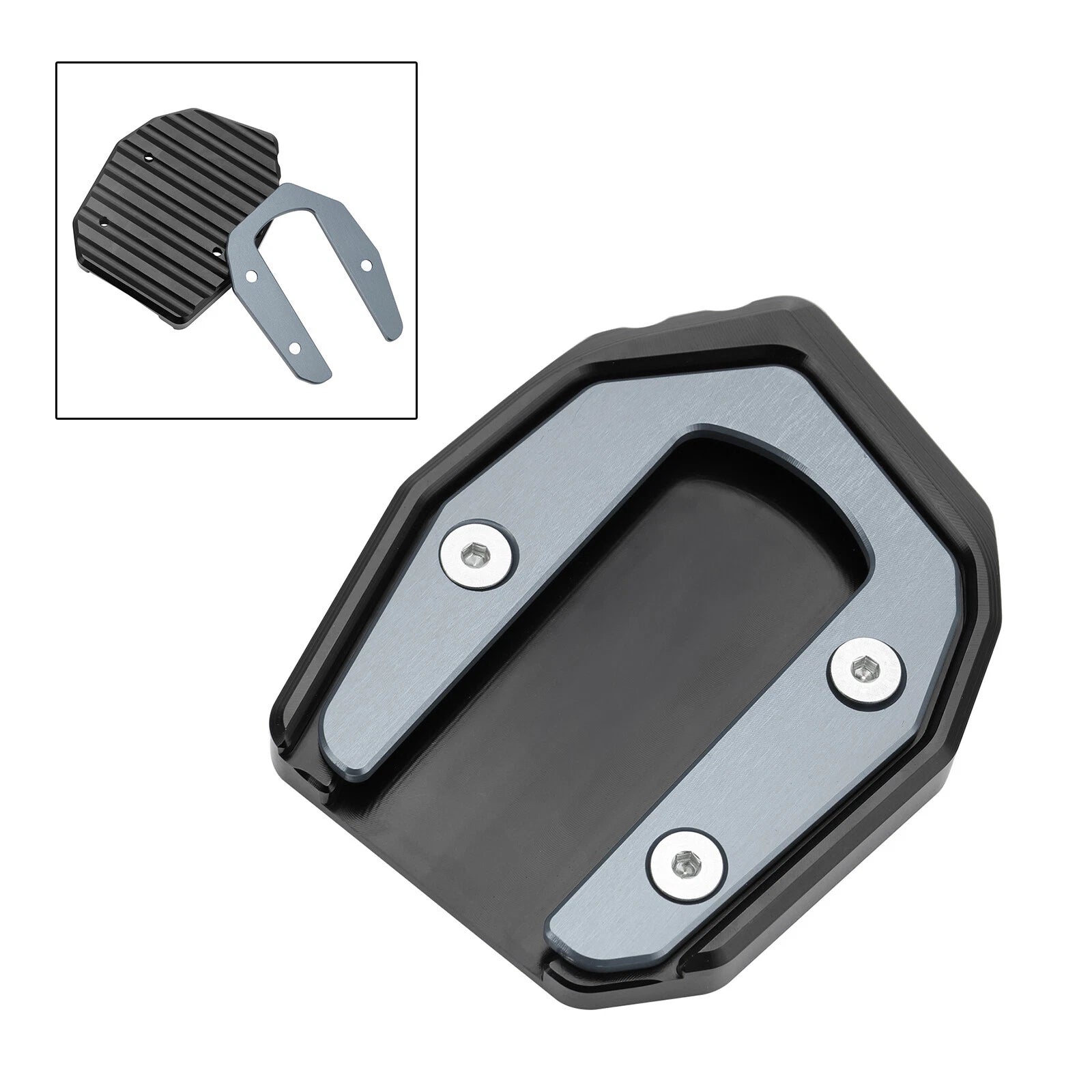 Kickstand Enlarger Plate Pad for Kawasaki Vulcan S 650 VN650 (2015–2021)