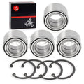 Set of 4 Wheel Bearings 30x55x32mm + Circlip for Yamaha Grizzly 550 660 700