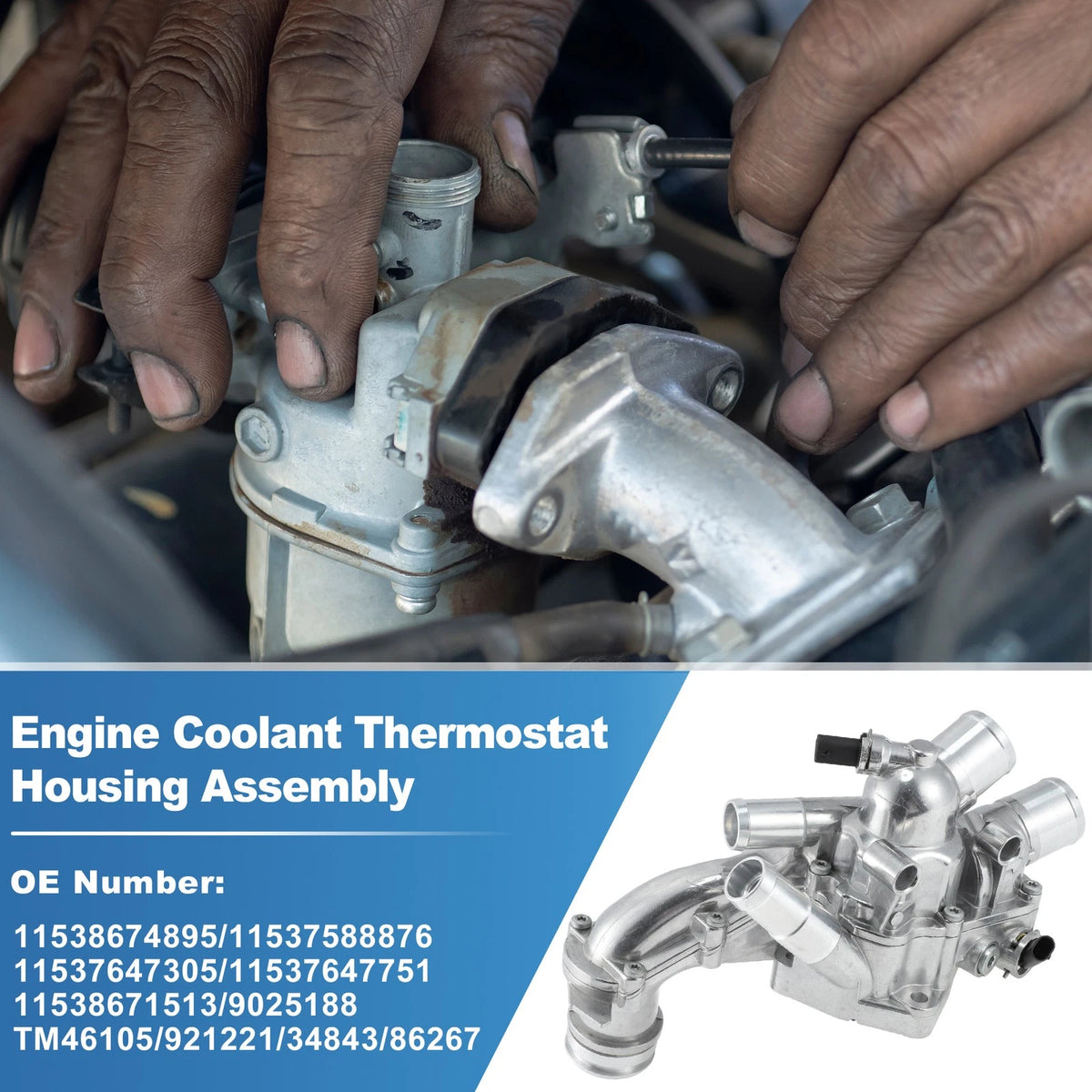 Engine Coolant Thermostat Housing Assembly for Mini Cooper Countryman (2011–2016)