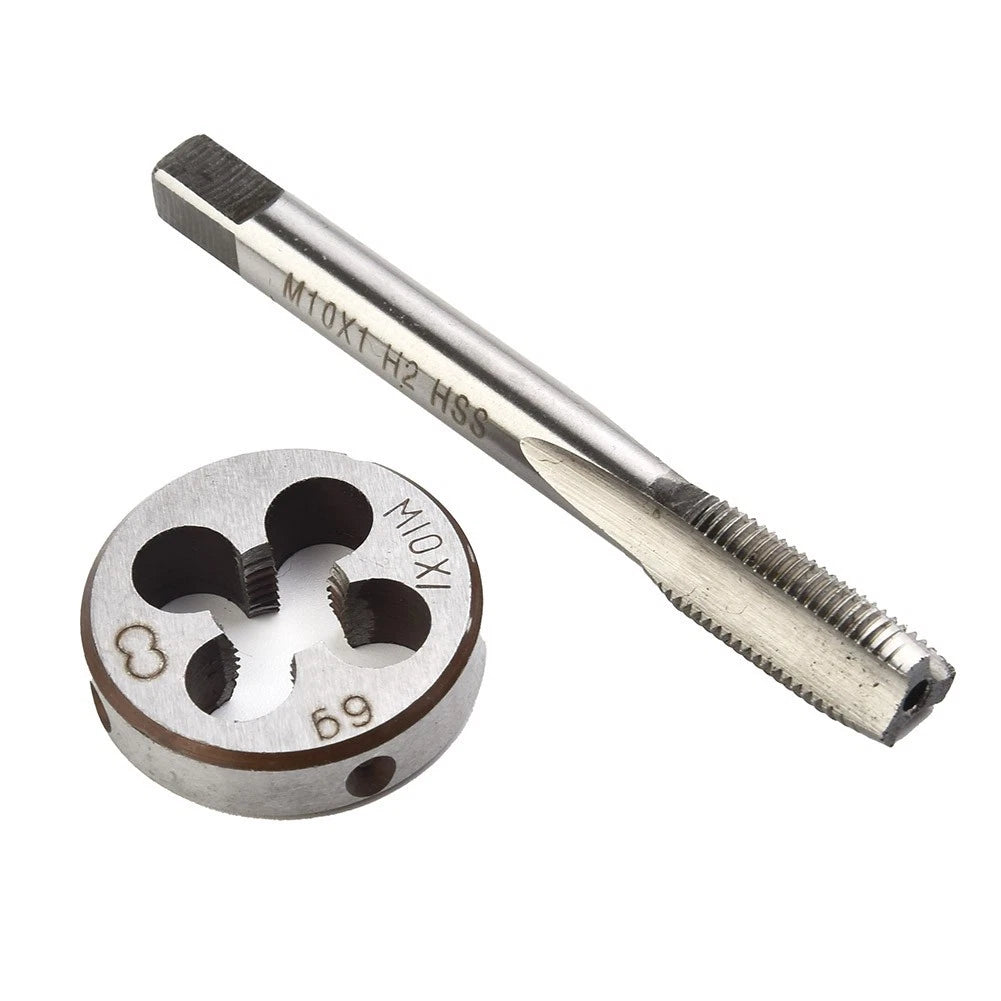 M10 X 1.0mm Tap and Die Set for Right-Handed Threads