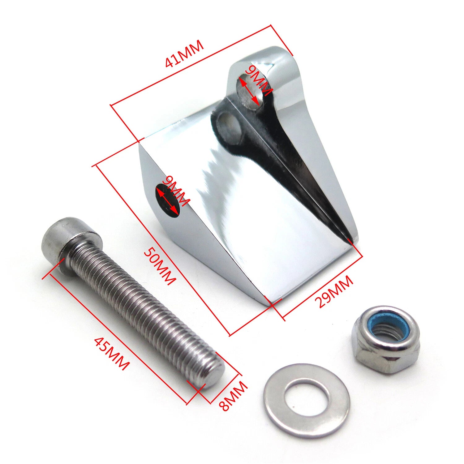 Mirror Relocation Adapter for Harley Touring Electra Glide Ultra EFI (1996–2006)