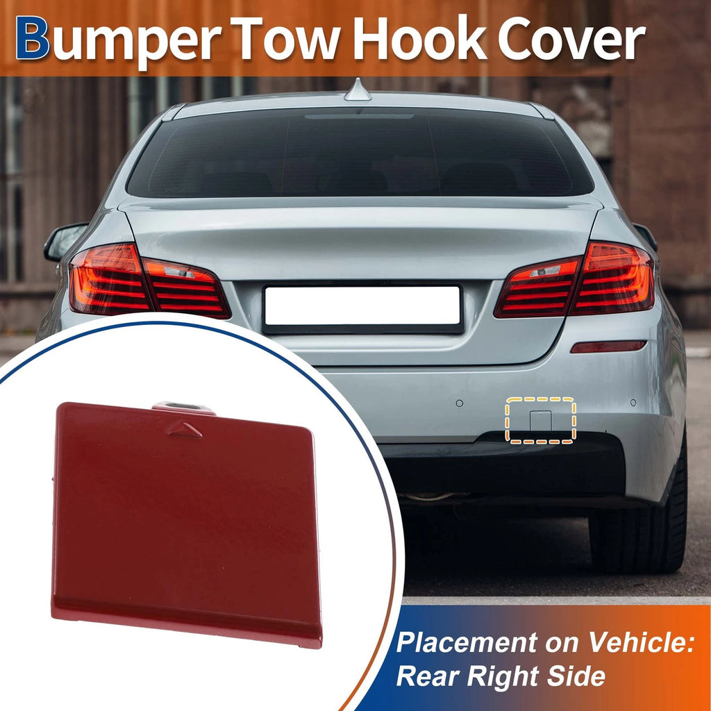 Rear Tow Hook Cover Replacement for BMW 5 Series F10 (2010–2016)