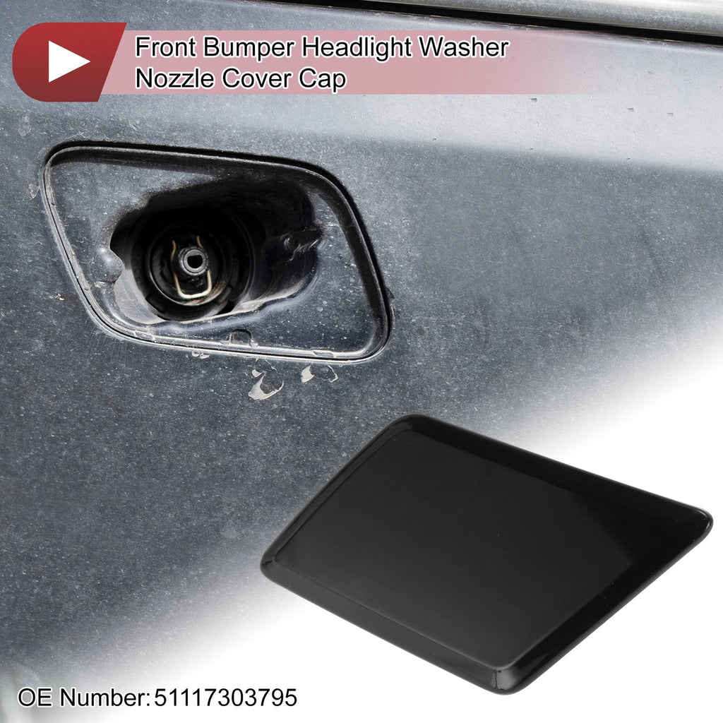 Headlight Washer Nozzle Cover Cap Replacement for BMW X1 E84 (2012–2015)