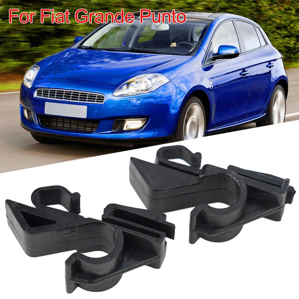 Rear Parcel Shelf Clips for Fiat Grande Punto (2006–Present)