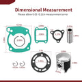 Piston Kit 47mm w/ Gaskets for Honda CR80R (1986–1991)
