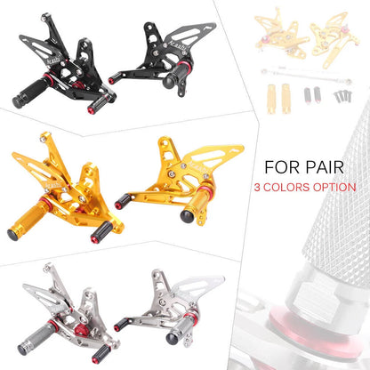 Set of Adjustable Rearset Footpegs for Suzuki SV650/S60S (2017)