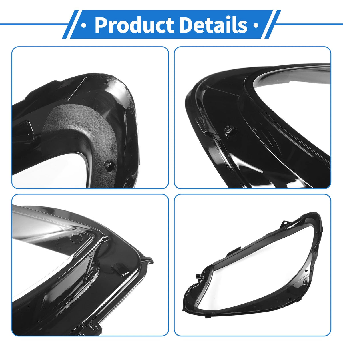 Headlight Lens Cover for Mercedes-Benz E-Class (2016–2021)