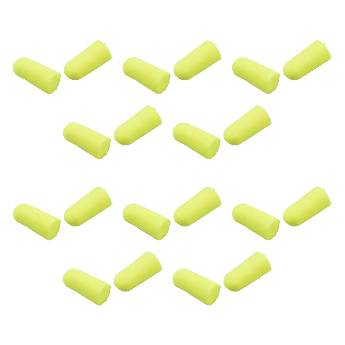 10 Pairs Foam E-A-Rsoft Neons 312-1250 for Noise Reduction (33dB)