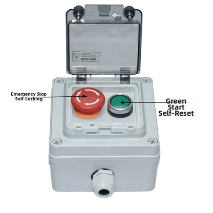 Waterproof IP67 Push Button Switch Box for Outdoor Use