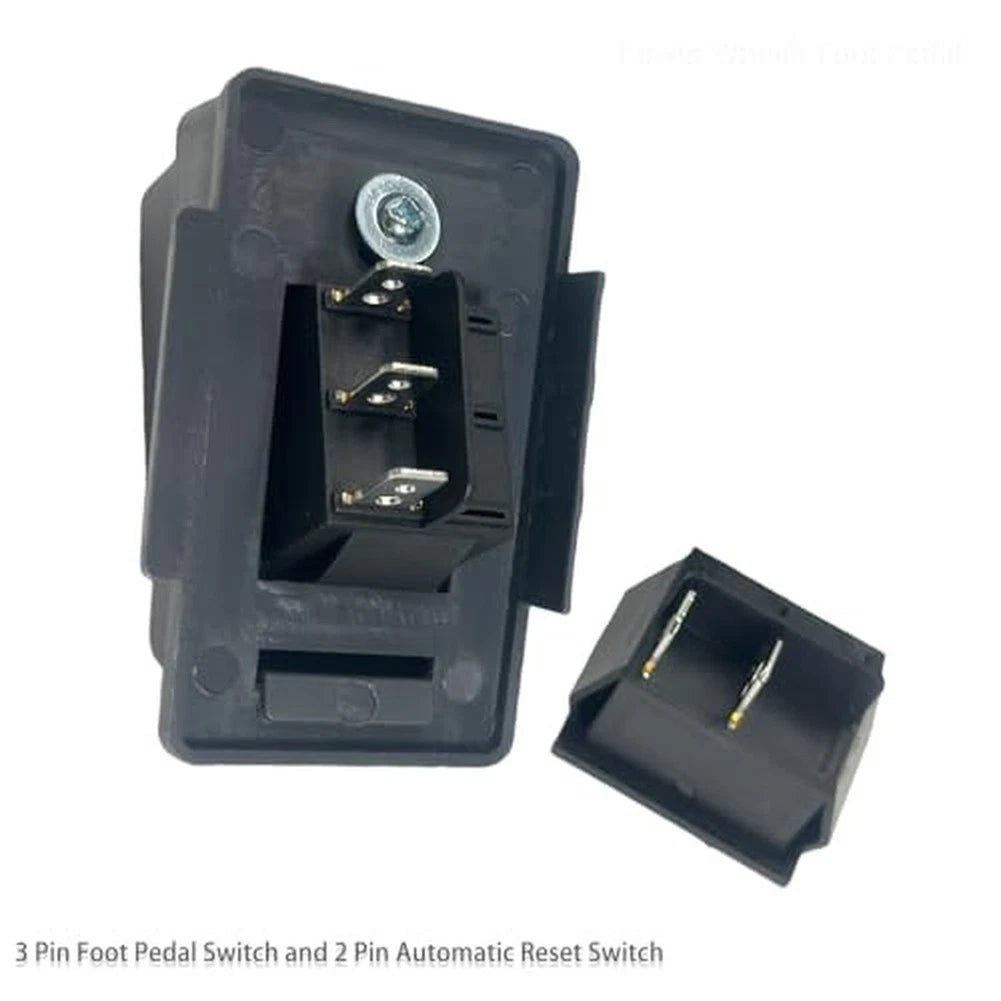 3 Pin Foot Pedal Switch for Ride On Toy Models (6V 12V 24V)