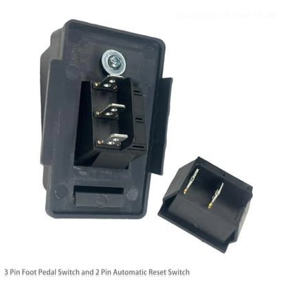 3 Pin Foot Pedal Switch for Ride On Toy Models (6V 12V 24V)