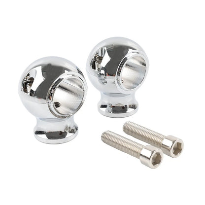32mm 1.25'' Fat Handlebar Risers Clamp Chrome For Harley Touring Road King Dyna