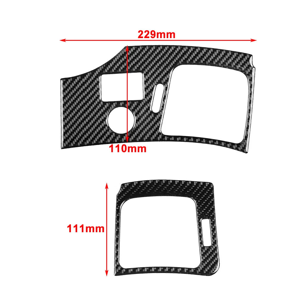 Carbon Fiber Interior Side Air Vent Cover Trim For Cadillac CTS 2008-2013
