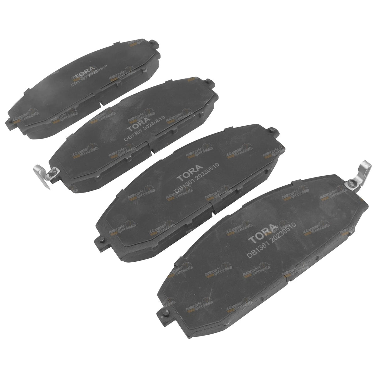 Front Disc Brake Pads Set for Nissan Patrol Y61 GU 4x4 (1997–2016)