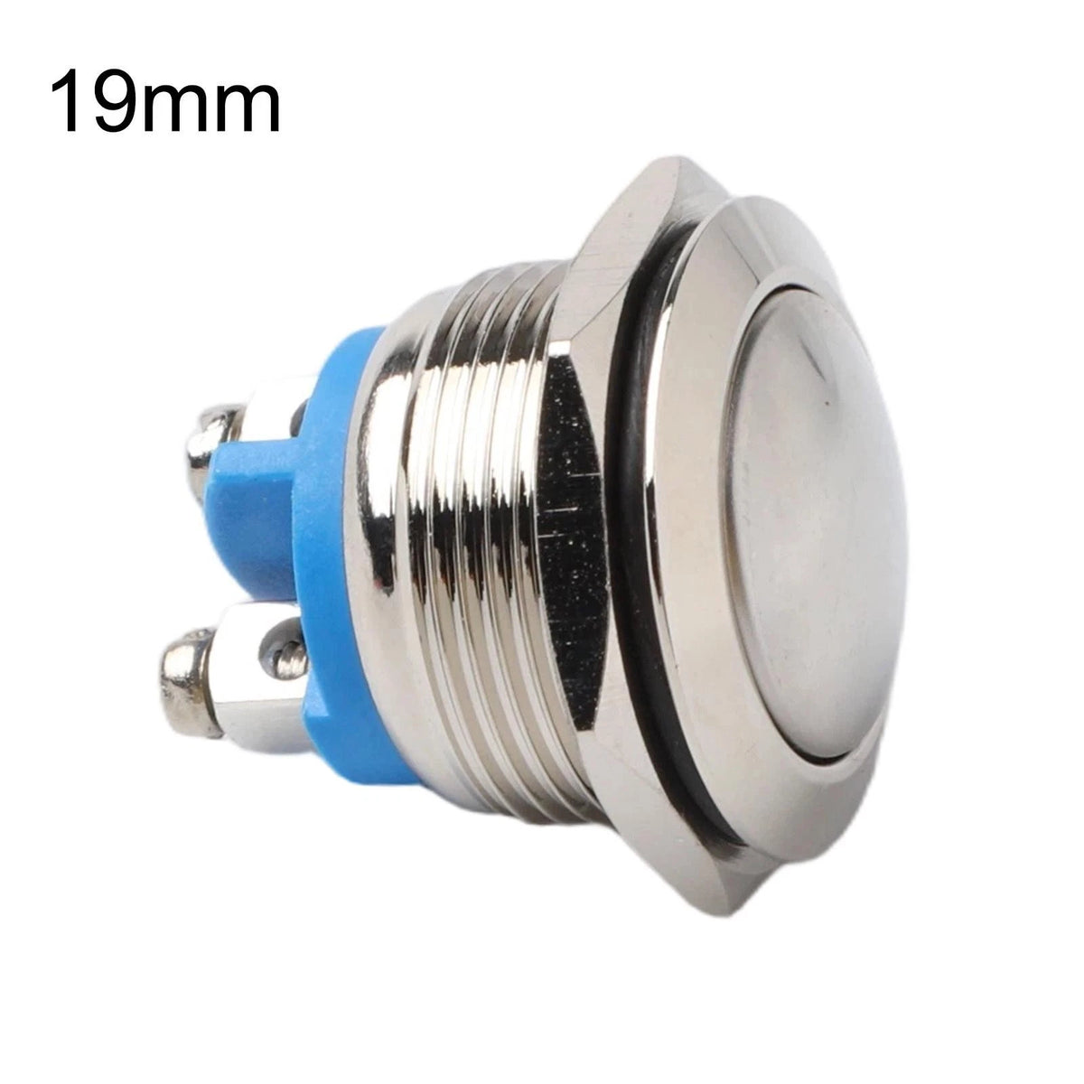 SPST Push Button Switch 19mm 250V AC / DC 5A Boat Circular Horn/Starter