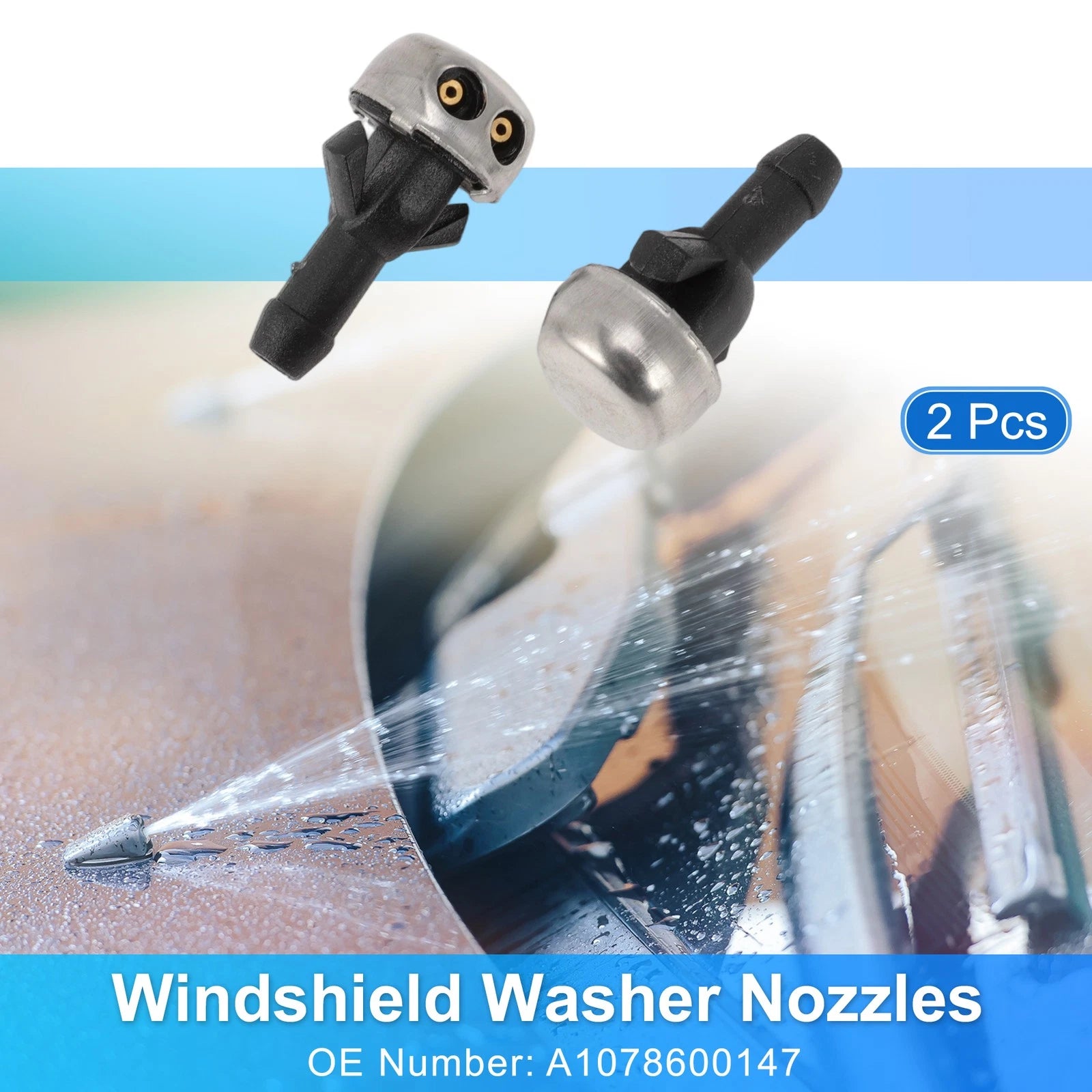 Windshield Washer Nozzle Replacement for Mercedes-Benz 300D (1978–1985)