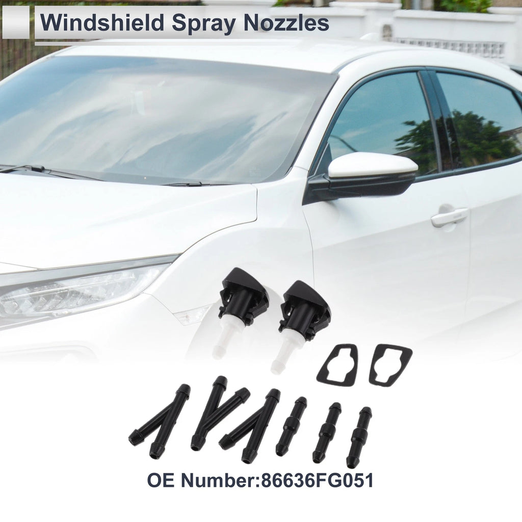 Washer Nozzle with 3 Hose Connectors for Subaru (2009–2014)
