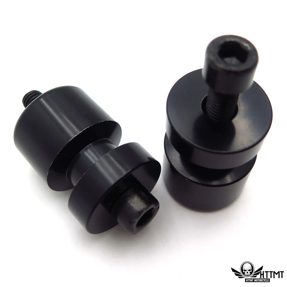Black Swingarm Spools 8mm Thread for Honda CBR954RR (2002–2003)