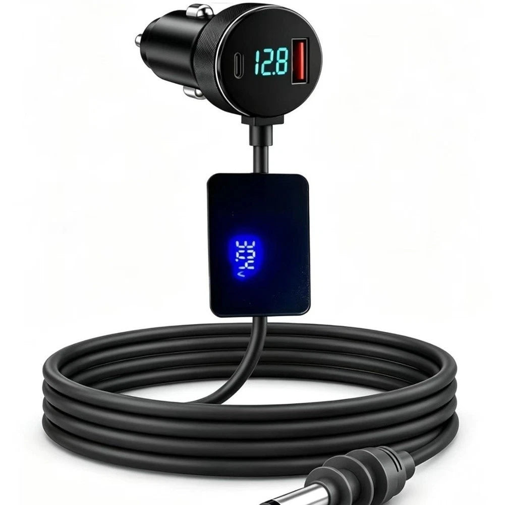 3-in-1 Car Power Cable for Mini (100W 30V 2A) Waterproof Design