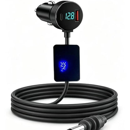 3-in-1 Car Power Cable for Mini (100W 30V 2A) Waterproof Design