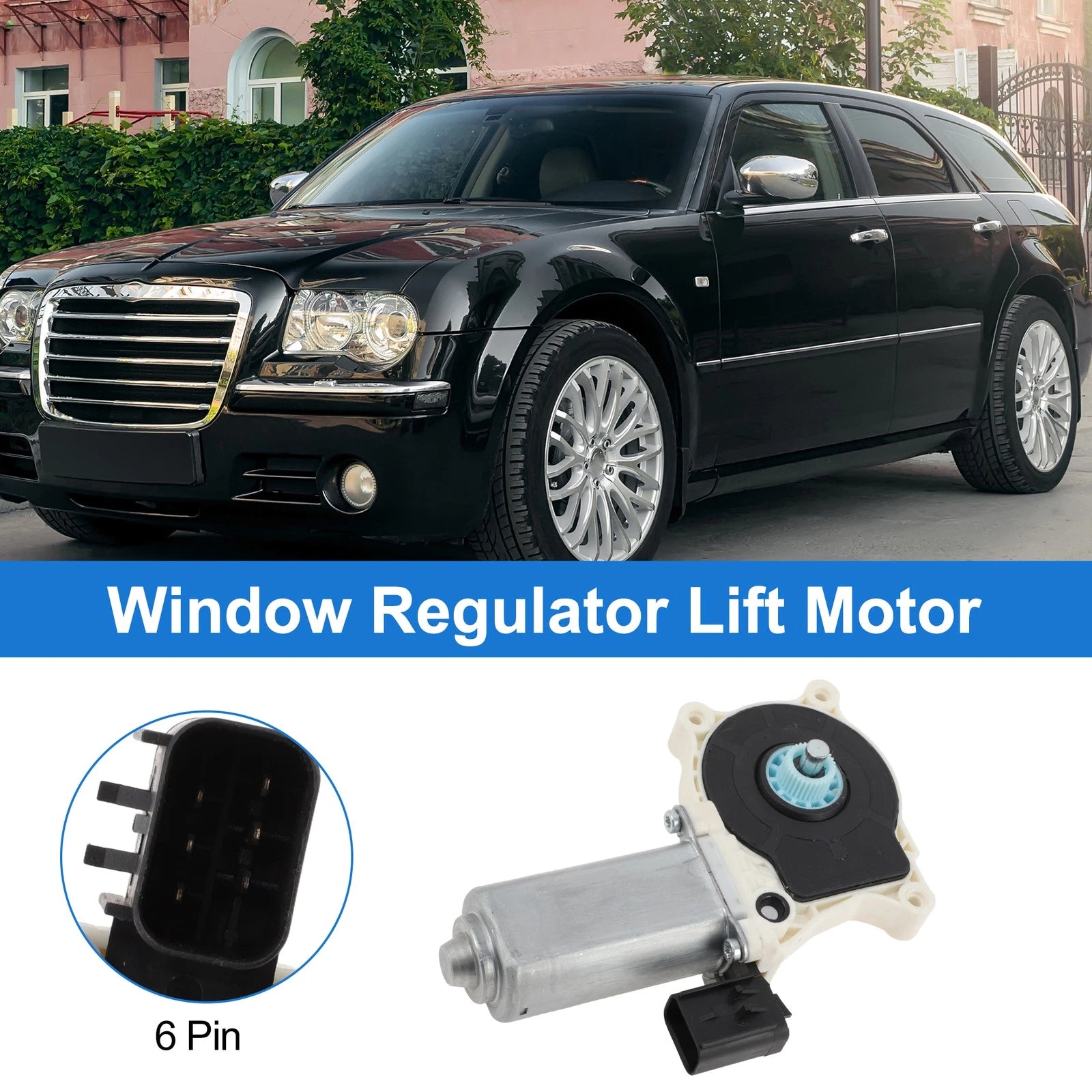Right Front Power Window Regulator Lift Motor Replacement for Chrysler 300 (2005–2010)