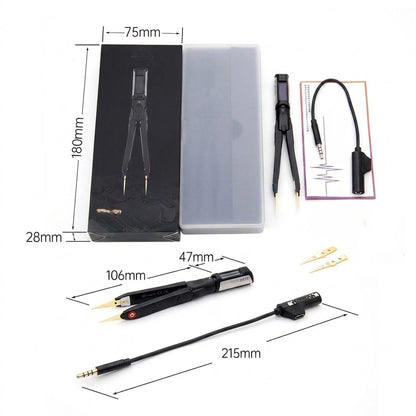 DT71 Digital Tweezers for SMD Component Testing (1mV to 40V Range)