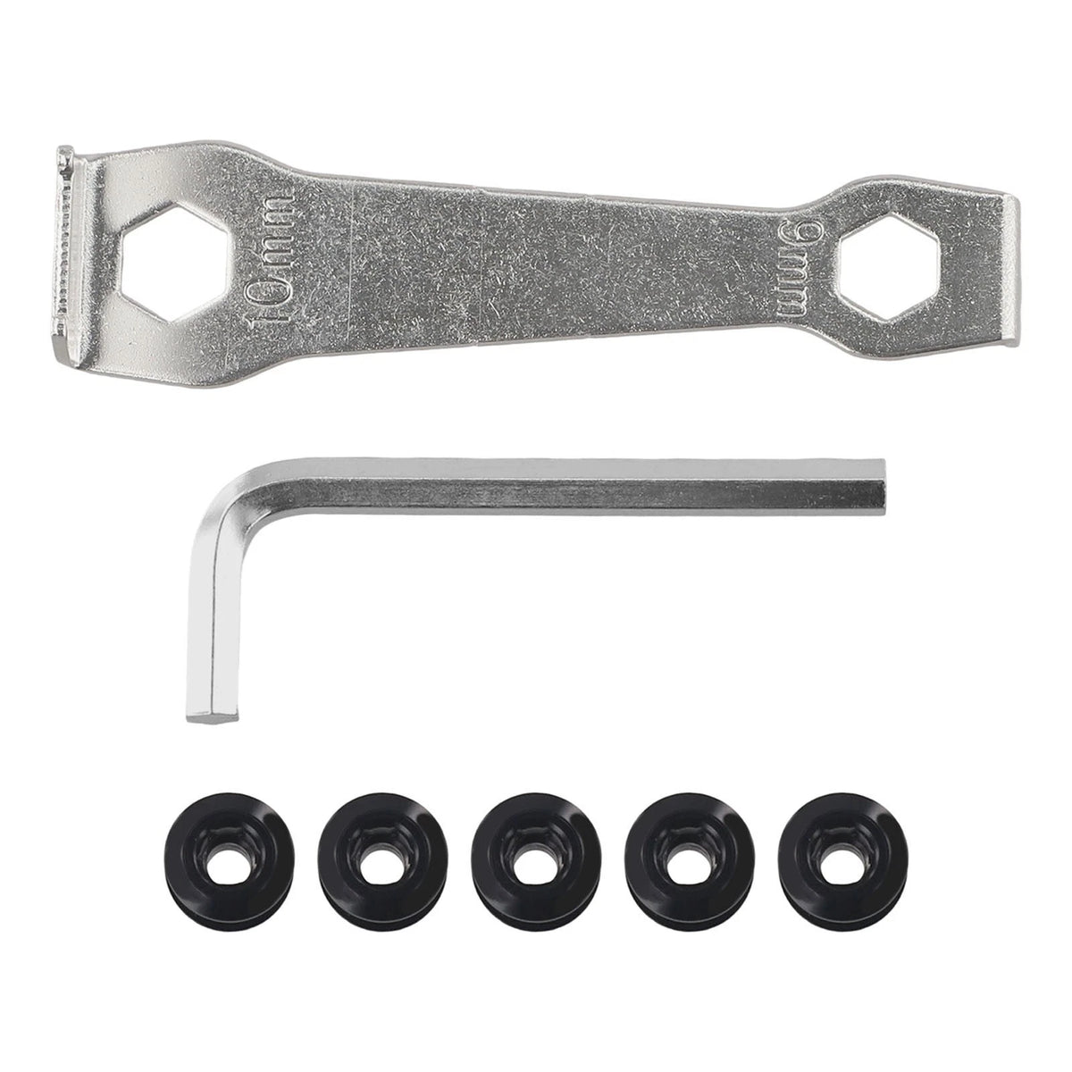 Single Chainwheel Bolt Set for DIY Bicycle Projects