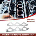 Exhaust Manifold Header Gasket Front Set for Hyundai Santa Fe (2003–2006)