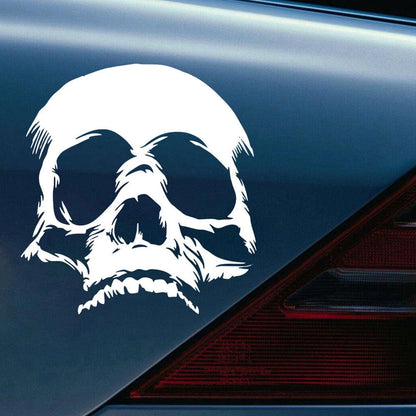 Skull Face Removable Vinyl Decal for Car (Universal Fit)