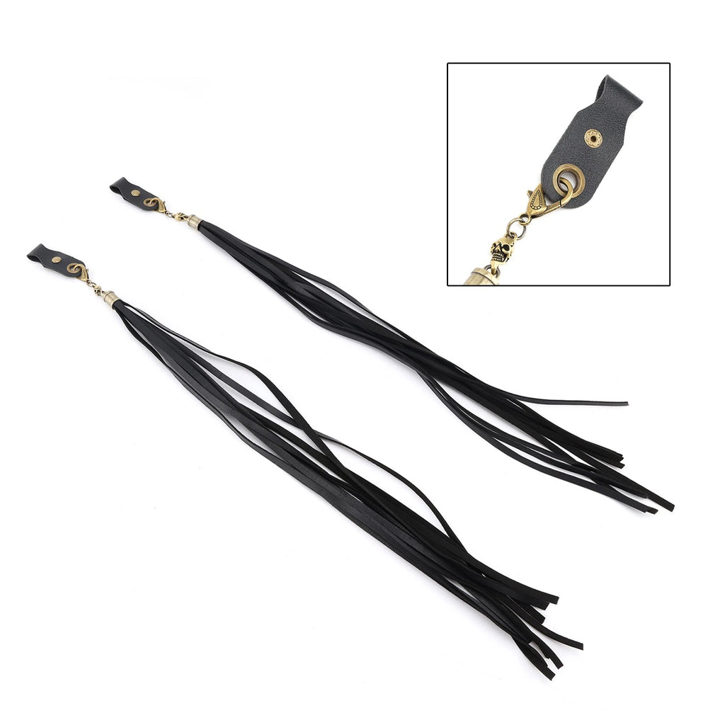 2X Brake Lever Grip Tassel for Harley Dyna, Road Glide, Road King