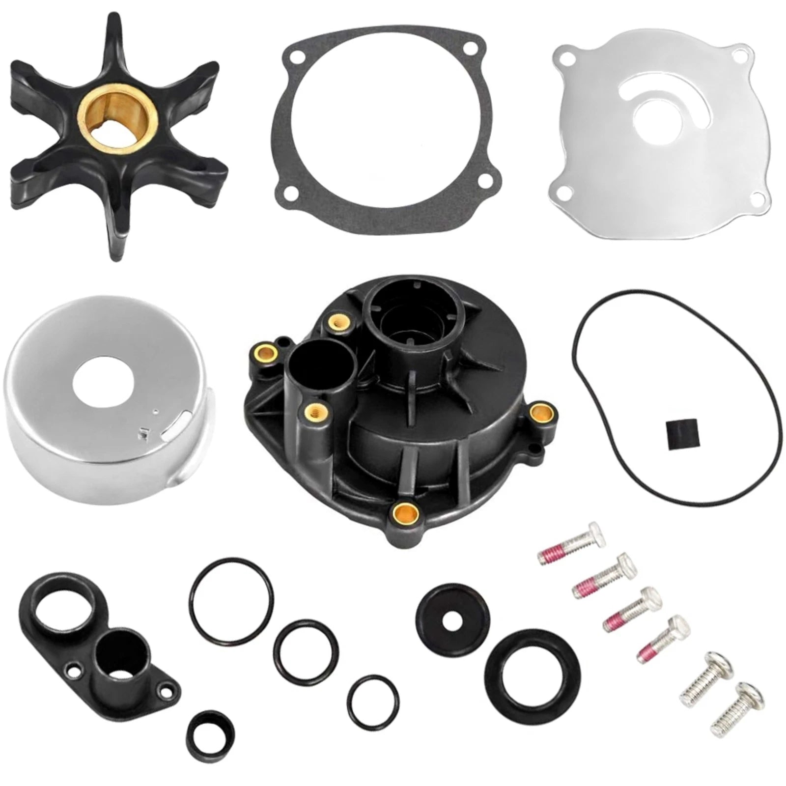 Water Pump Impeller Kit for Johnson Evinrude 3-300 HP (395060, 0390768)