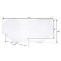8" Clear Windshield for Harley Touring Electra Glide Trike (1996–2013)