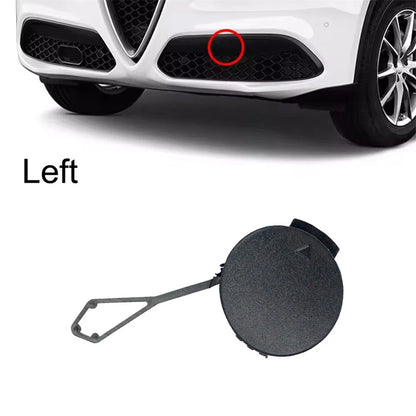 Left Front Bumper Towing Hook Eye Cover for Alfa Romeo Stelvio (2017–2023)
