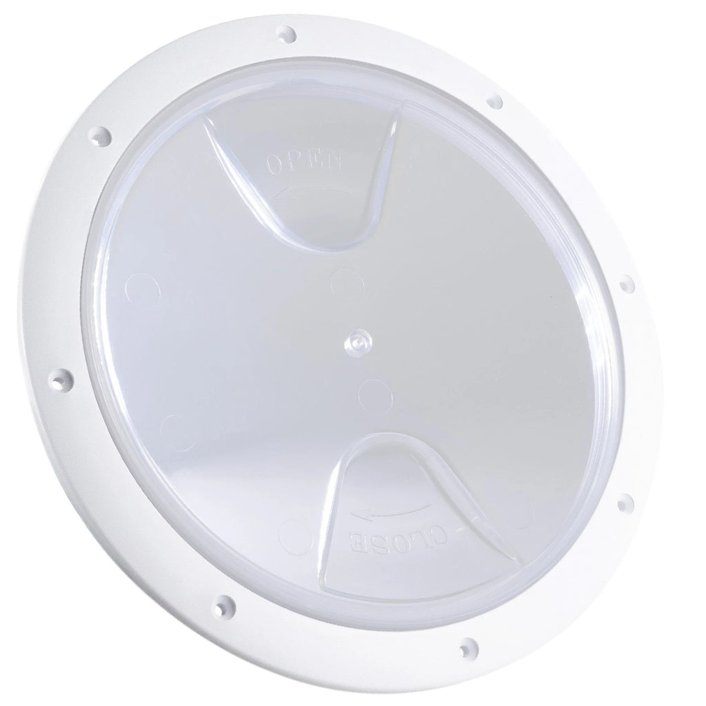 8" Round Inspection Deck Plate for Boat (Marine Access Hatch)