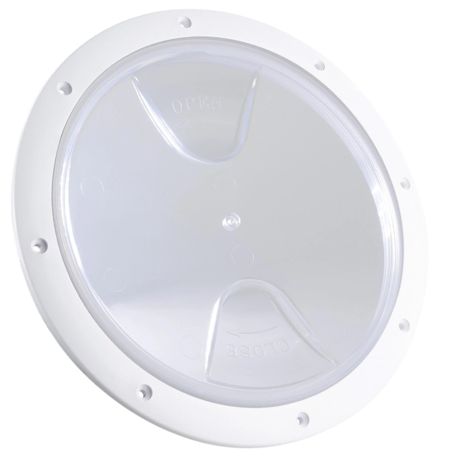 8" Round Inspection Deck Plate for Boat (Marine Access Hatch)
