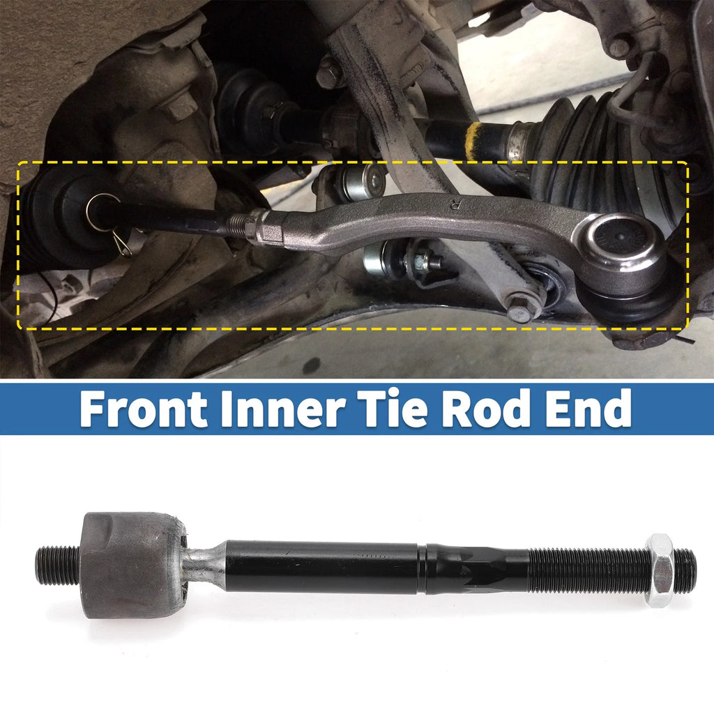 2X Front Inner Tie Rod End Links for Chrysler 300 (2011–2014)