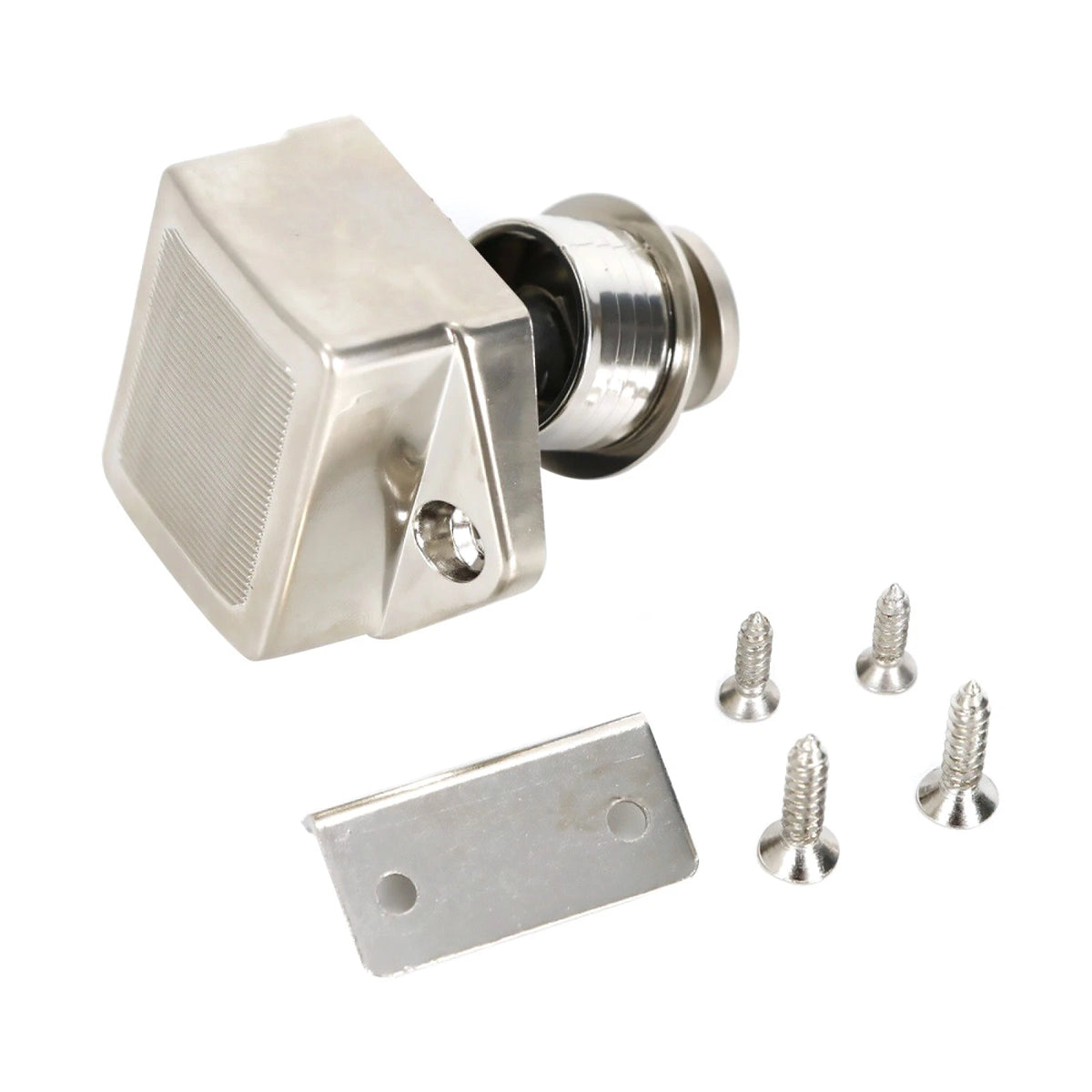 Push Button Lock Knob Latch for Camper RV Caravan Cabinet (15-20mm)