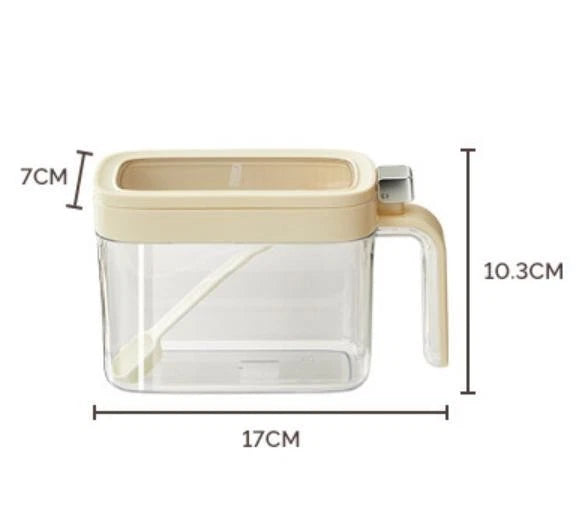 3g Measuring Tool Seasoning Storage Pot with Moisture Proof Closure