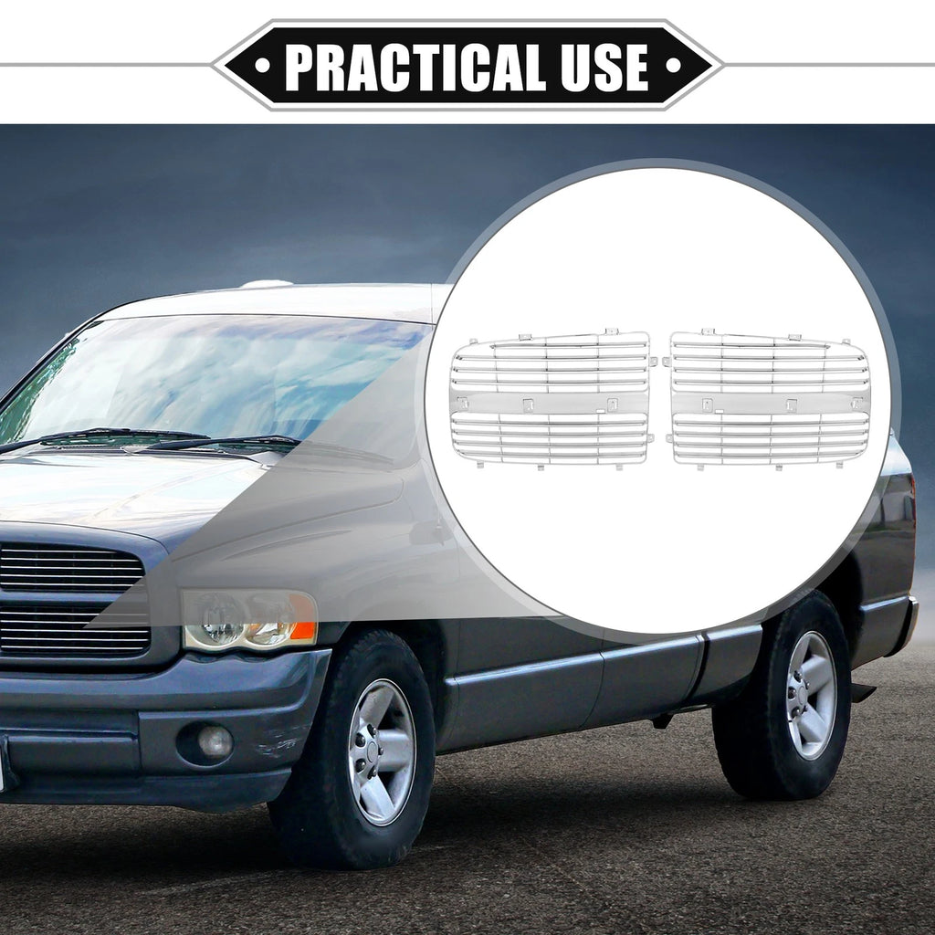 Front Grille Assembly Pair Replacement for Dodge Ram 3500 (2003–2005)