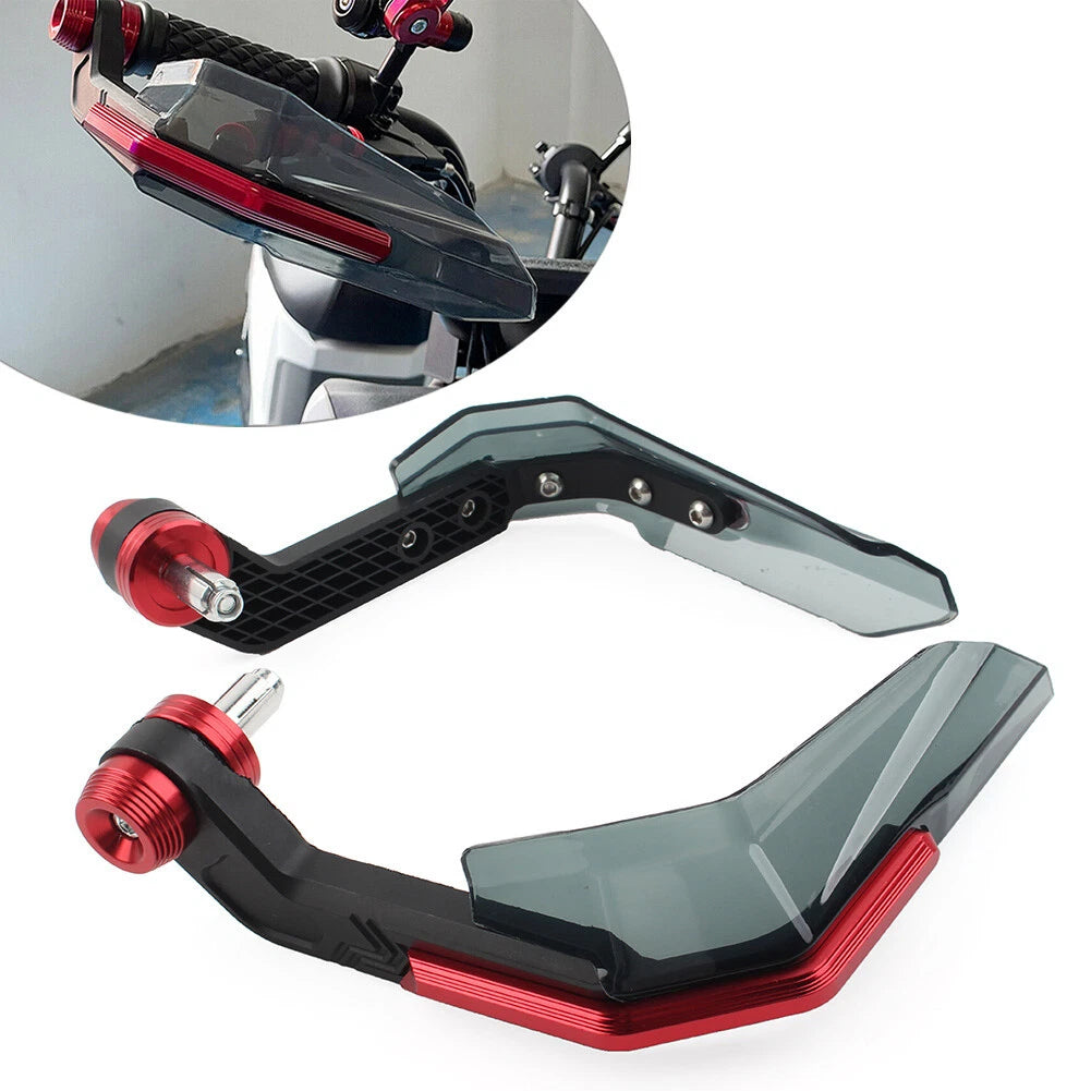 2X 7/8'' 22mm Front Handlebar Hand Guard Windshield Protection Shield