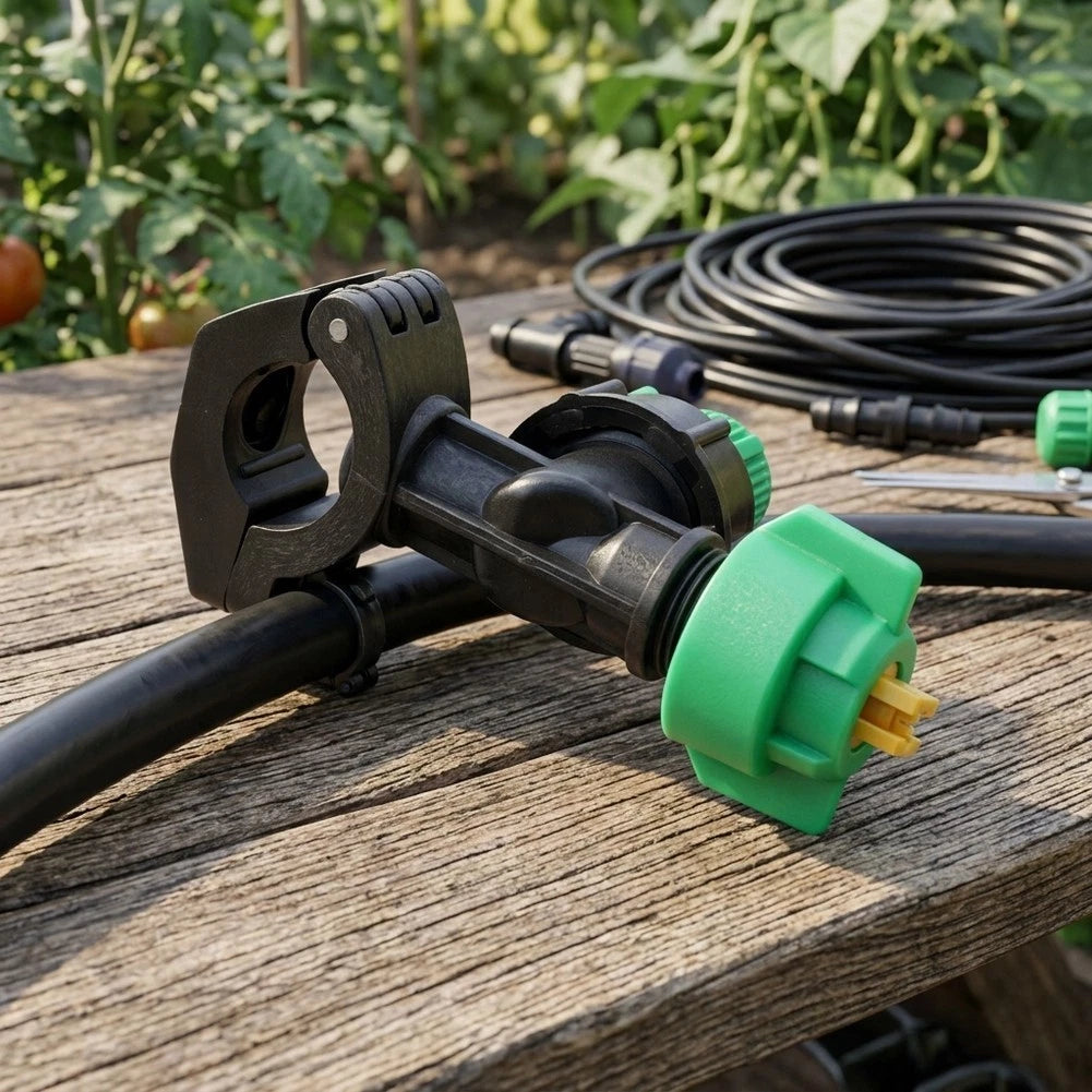 Anti Drip Pipe Clamp Adjustable Flow Rate Nozzle for Various Applications