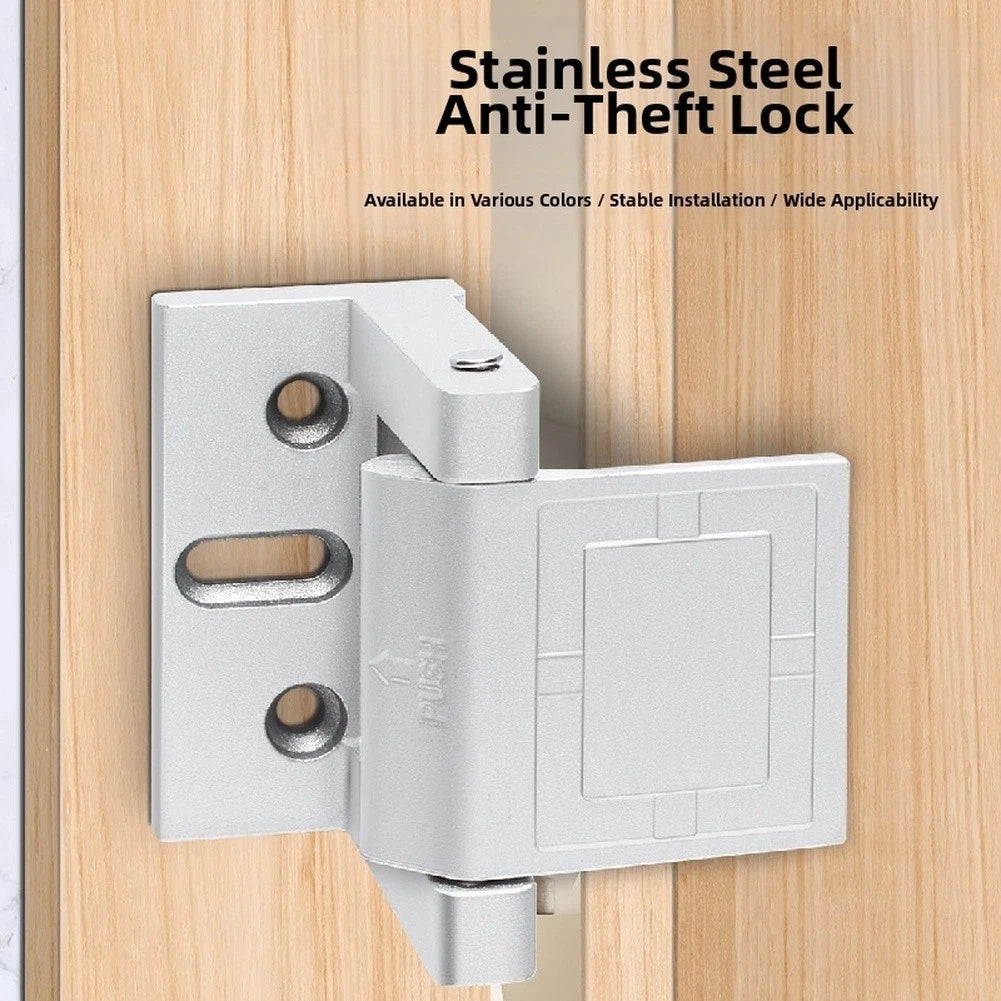 Zinc Alloy Door Latch Lock for One-Touch Securing Mechanism