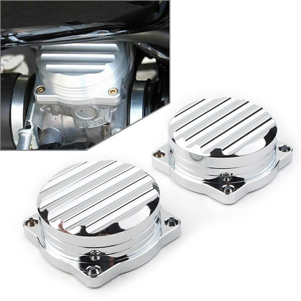2X Carburetor Cover for Scrambler Thruxton (2008–2015) Chrome