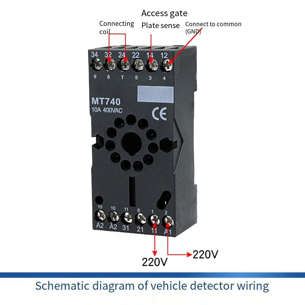 Single Channel Loop Detector 240V for Gate and Parking Entrance