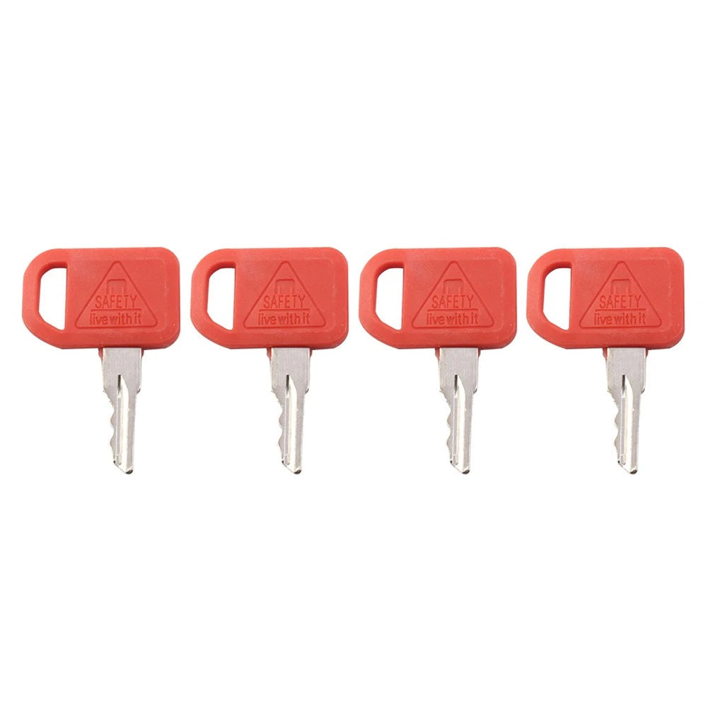 4Pcs Ignition Key T209428 KV13427 For John Deere Skid Steer & Tracked Loader