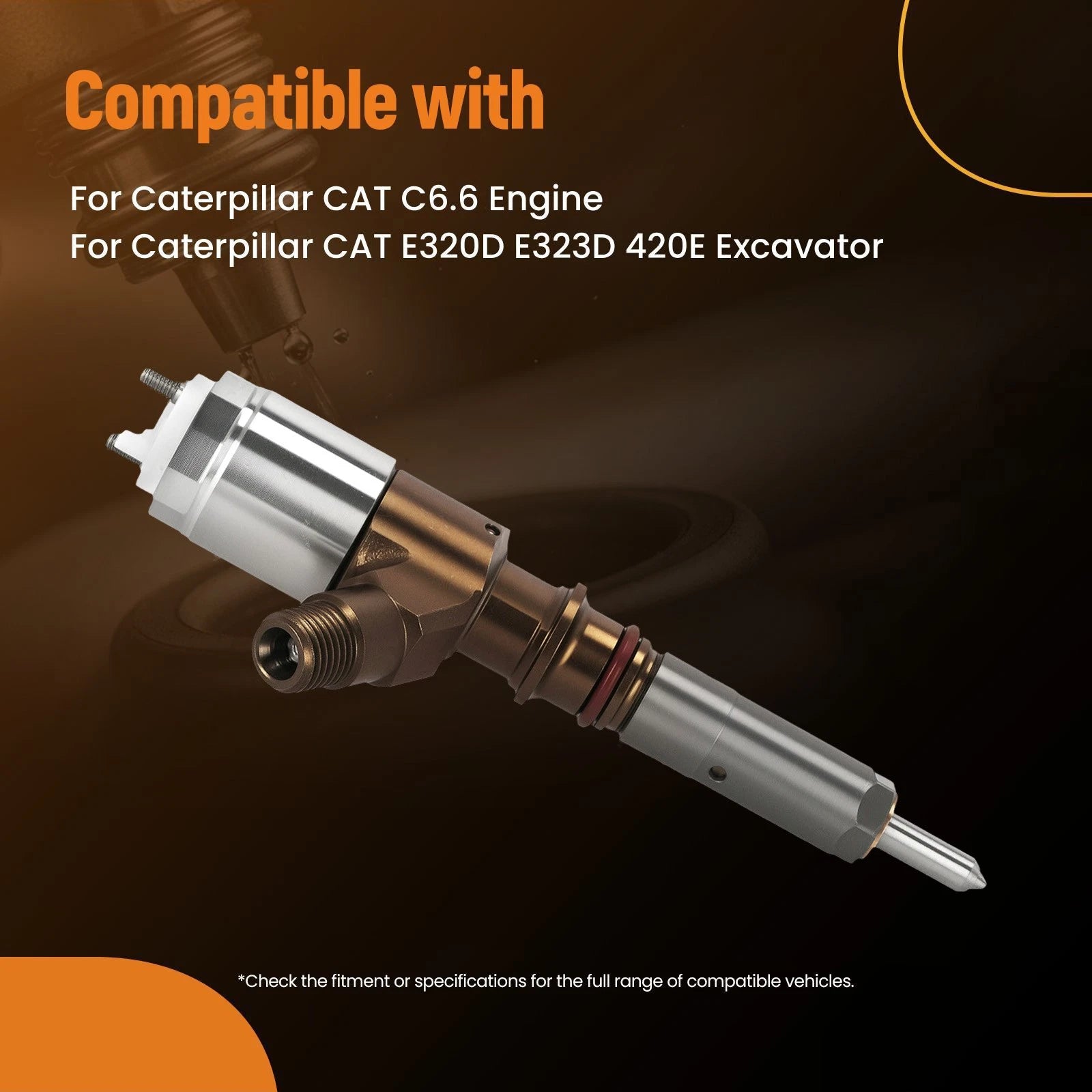 Fuel Injector for CAT C6.6 E320D E323D 420E (2010–2019) 320-0677