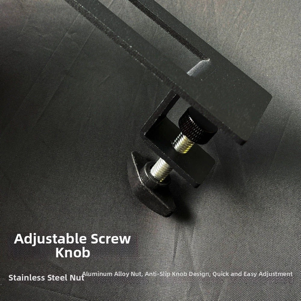 Outdoor Table Clamp for Camping Gear - 3mm Thick Rotating Design
