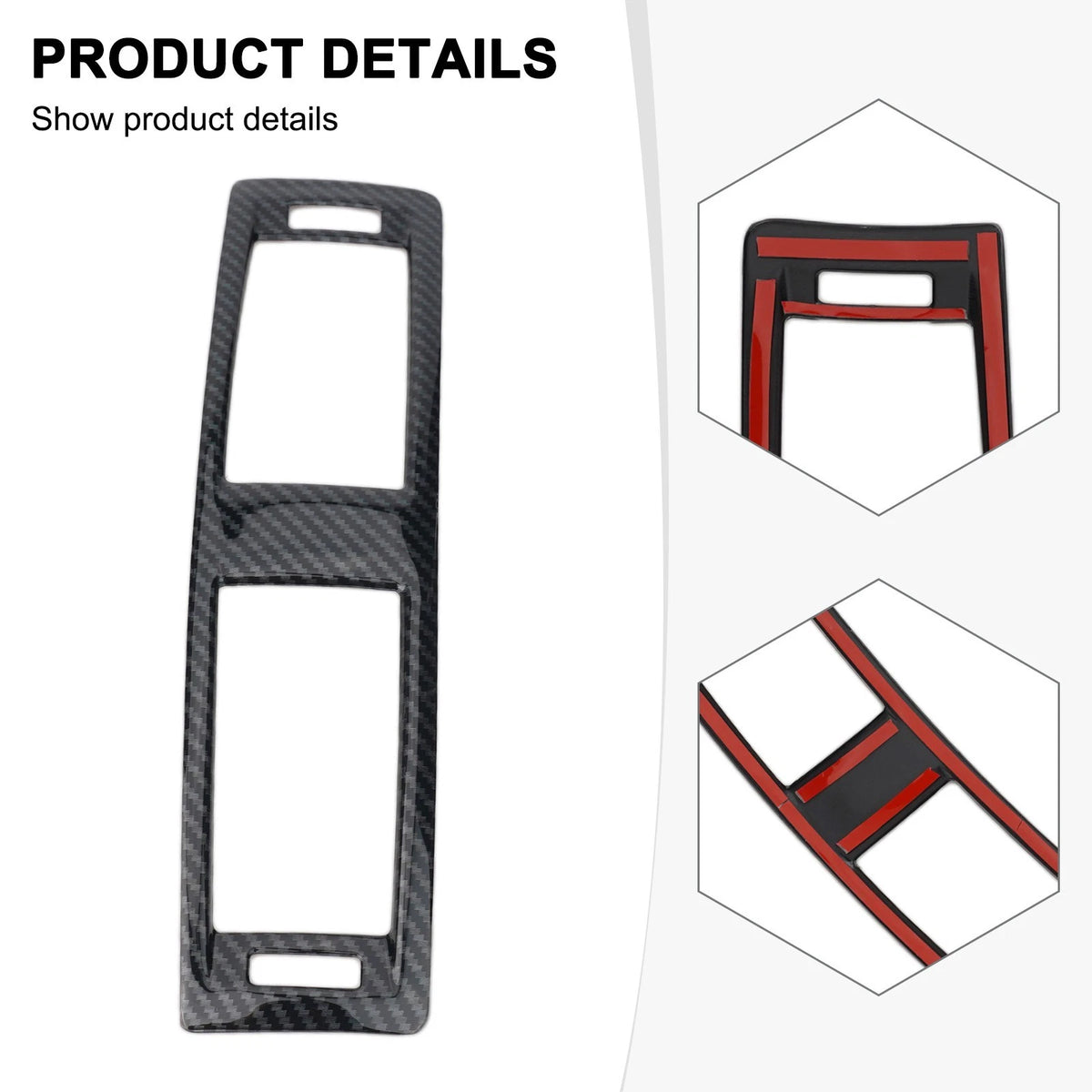 Carbon Fiber Trim for Lexus IS 250 (2006–2011) Fade Resistant