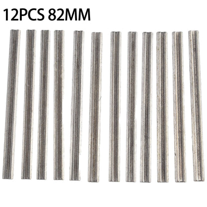 12pcs Reversible Tungsten Carbide Straight Blades for Woodworking Planer