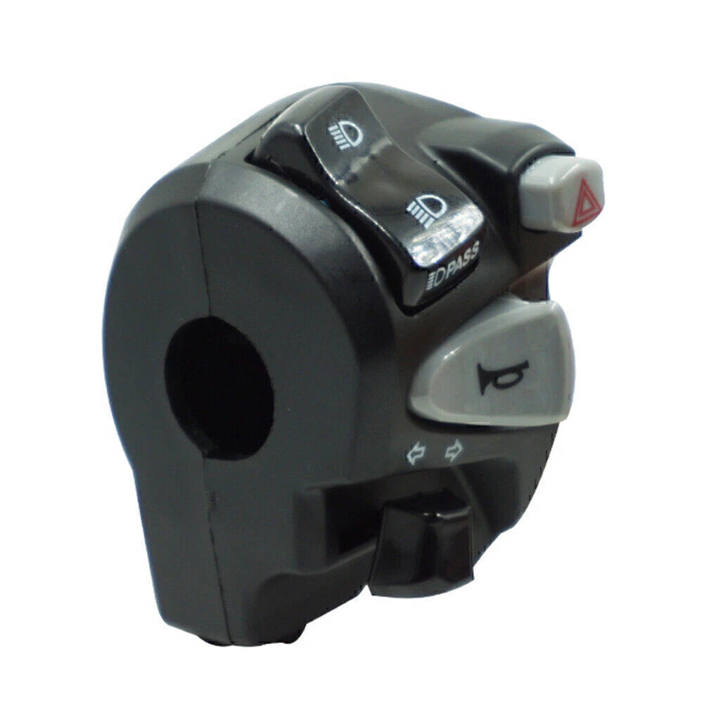 Handlebar Horn Turn Signal Headlight Switch for Motorcycle (7/8" 22mm)